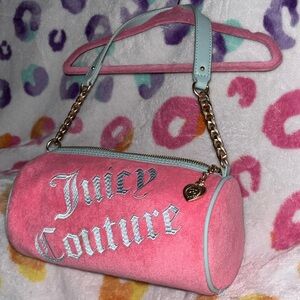 Juicy Couture Pink & Blue Barrel Bag